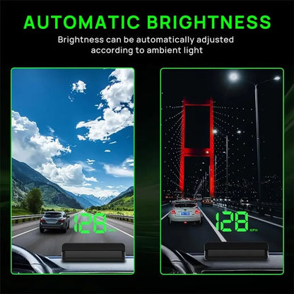 🔥🔥Slimme GPS HUD Snelheidsmeter – Altijd Focus op de Weg 🚘📊✨
