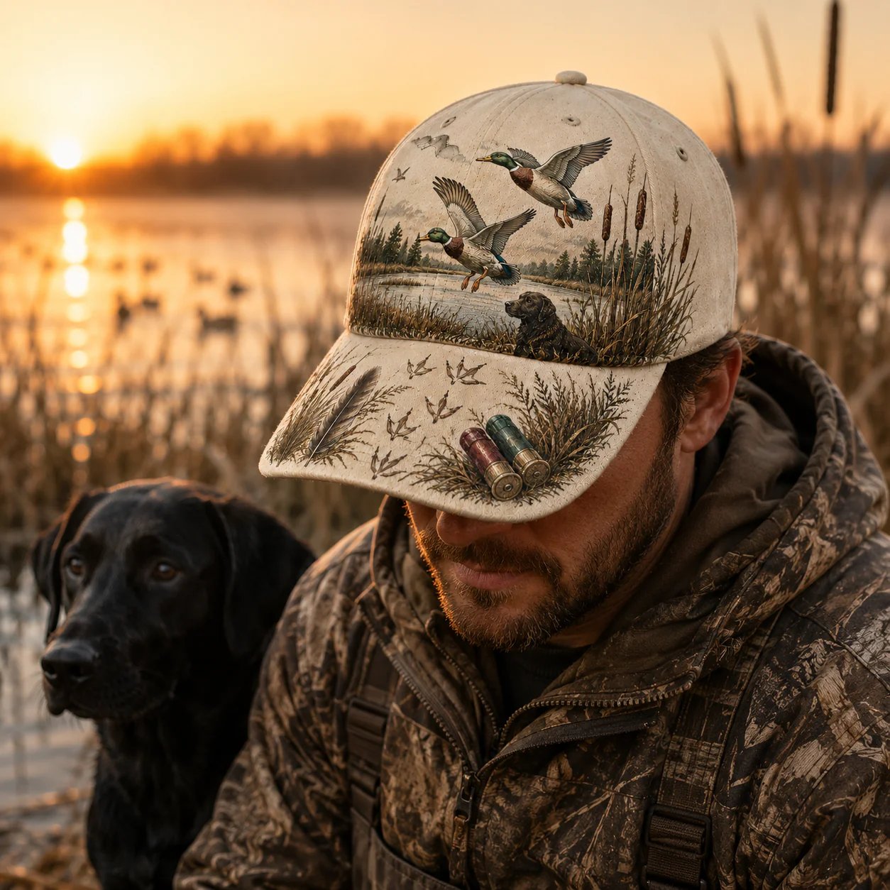 💥SPECIALE AANBIEDING 50% KORTING -🦆 WILD & READY-HOED VOOR DE EENDENJACHT - 100% KATOEN