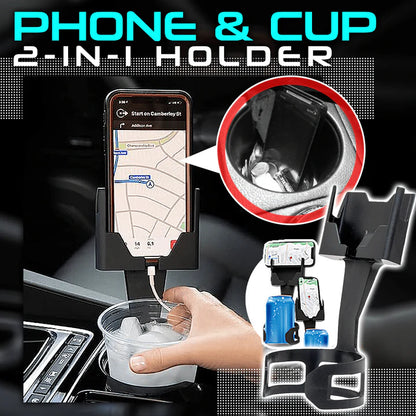 ✨2024 NIEUW Telefoon- en bekerhouder voor in de auto