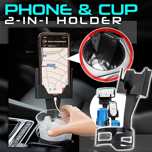 ✨2024 NIEUW Telefoon- en bekerhouder voor in de auto
