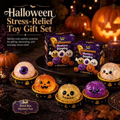 Halloween Verrassings Speelgoed Set – Schattig, Zacht & Leuk 🎃👻✨