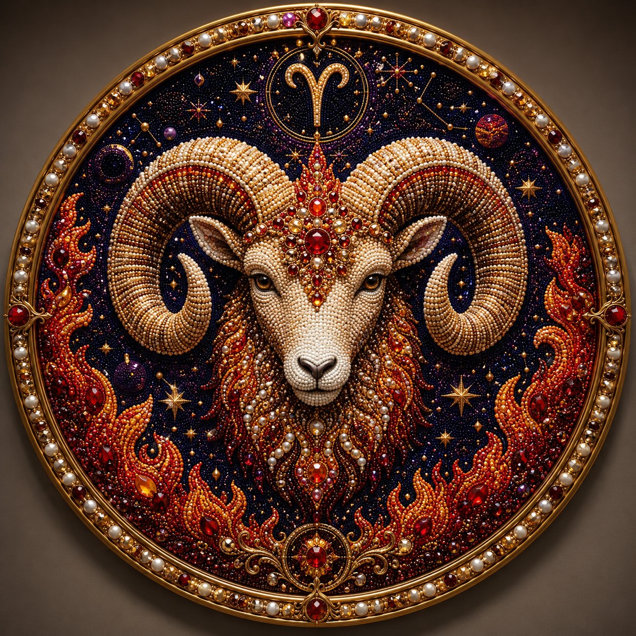 🔥  Maak Je Eigen Hemelse Meesterwerk — 12 Sterrenbeelden Parelkunst DIY Kit ♈🌙