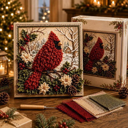 🎁🎅3D-kerststempelset voor stof