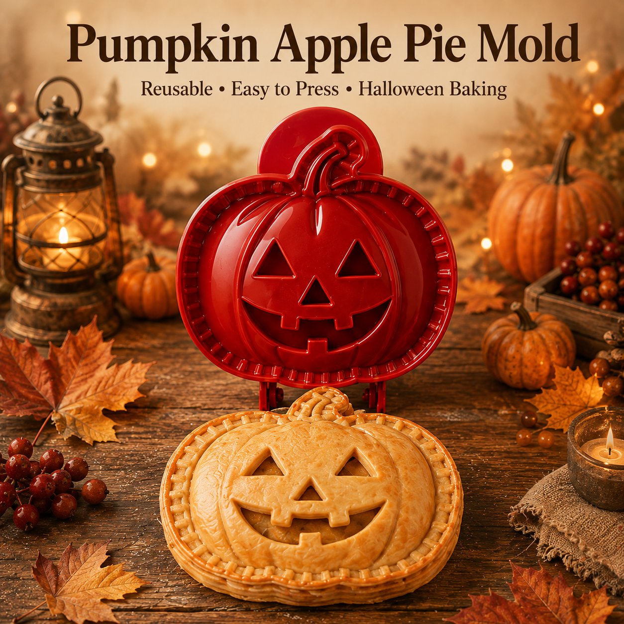 🎃 8-delige set mini-taartvormpjes voor Halloween