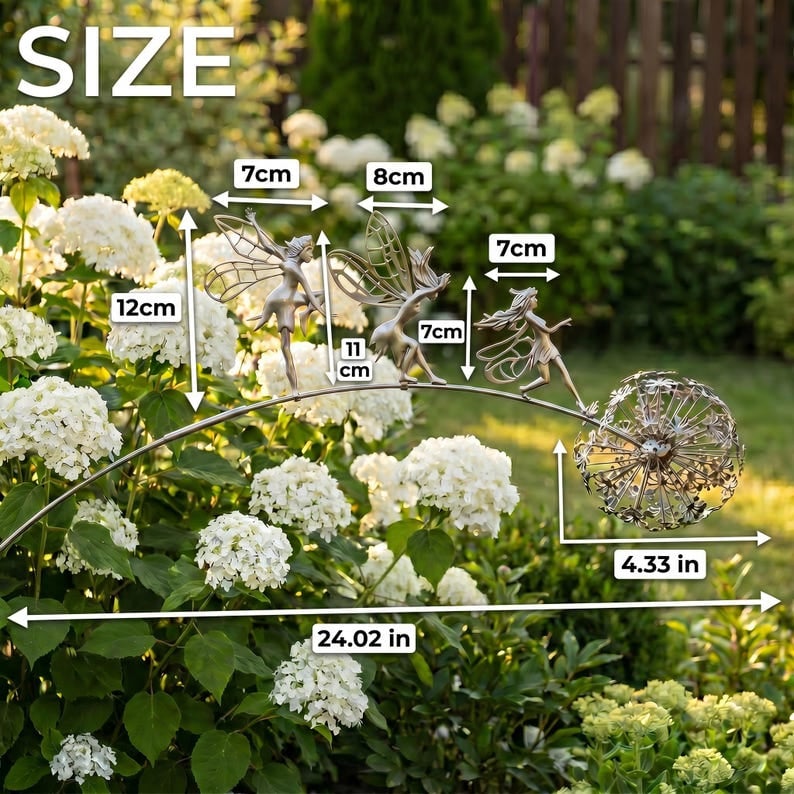 🔥 Laatste dag: 50% KORTING — Tuinsteker met dansende feeën – Een vleugje magie tussen de bloemen 🧚✨