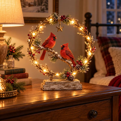 ❄️🐦 Winter Kardinaal LED Decoratie – Breng Warmte in Huis ✨