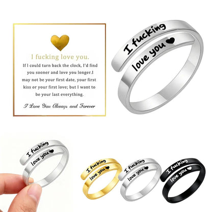 Een Ring Die Zegt Wat Woorden Soms Niet Kunnen! 💍❤️✨