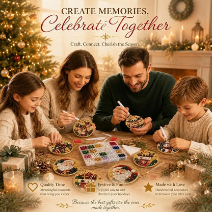 🎄💎 DIY Kerst Diamond Painting – Maak 6 Sprankelende Kersthangers!