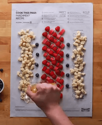 Recept-bedrukt bakpapier – Handige bakplaat voor thuisgebruik in de oven