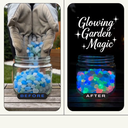 Tover Elke Buitenruimte om tot een Lichtgevend Wonderland! 🌙🐻✨ Kleurrijke glow-in-the-dark tuinsteen