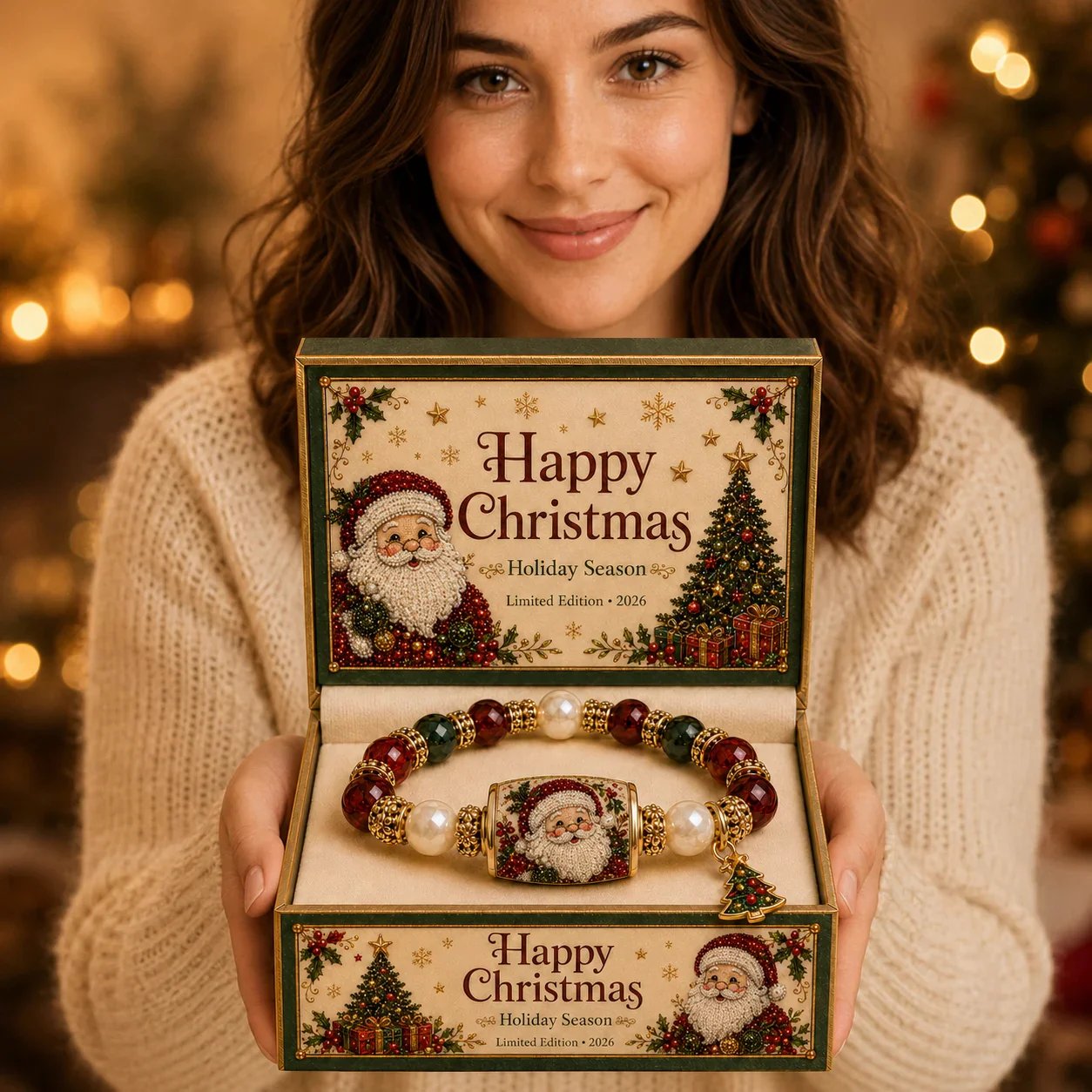 💥 Laatste dag: 50% KORTING – 🎄 Armband uit de Christmas Magic-collectie — Beperkte oplage