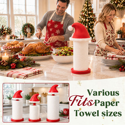 Santa Hat Kitchen Paper Towel Holder