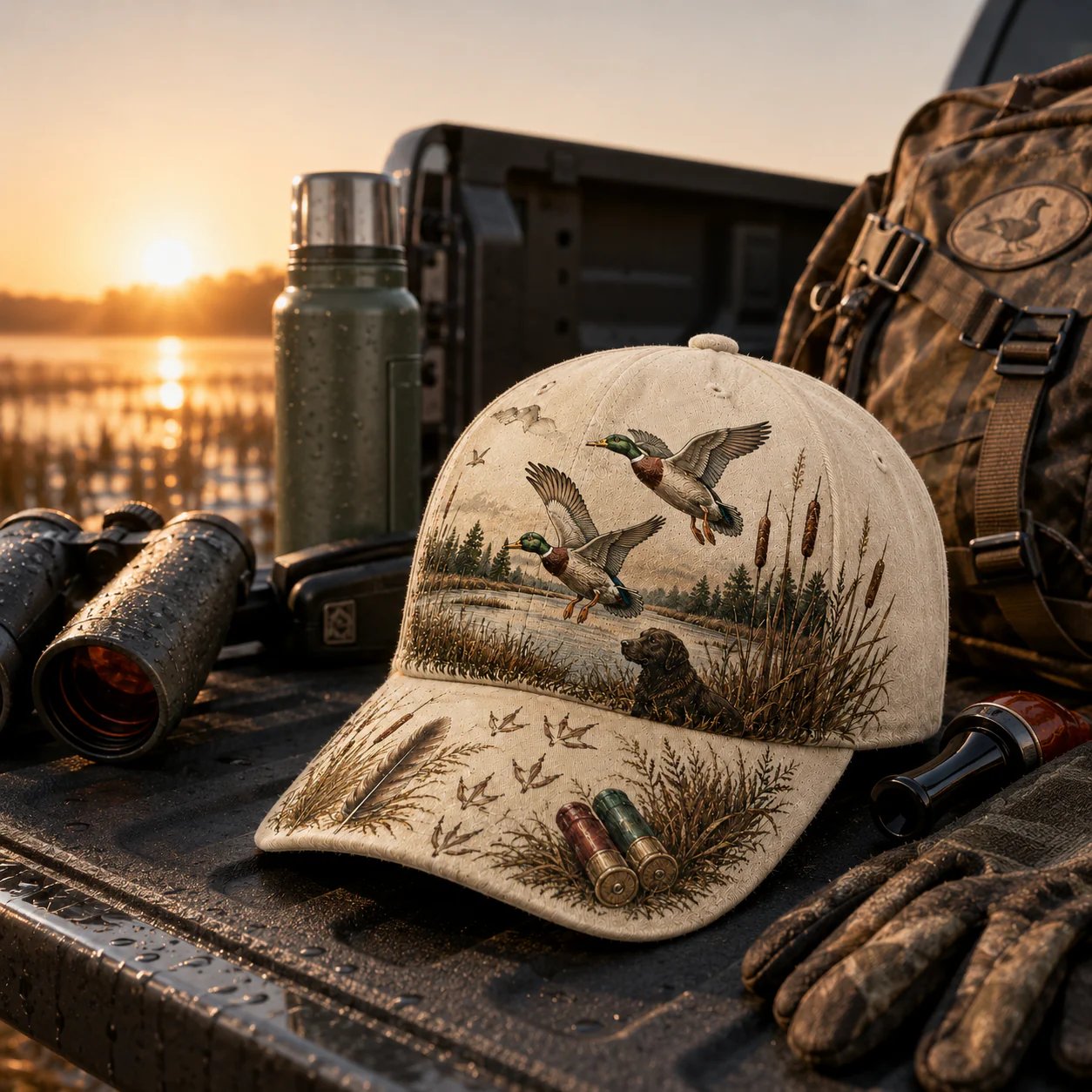 💥SPECIALE AANBIEDING 50% KORTING -🦆 WILD & READY-HOED VOOR DE EENDENJACHT - 100% KATOEN