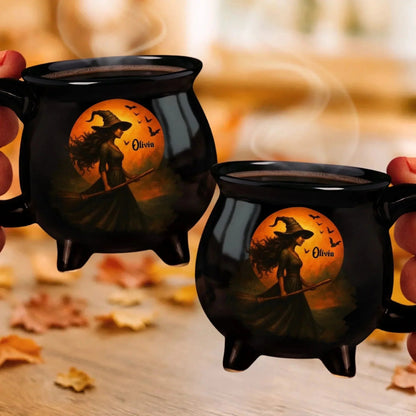 🔥Halloween-vroegboekkorting🎃Op maat gemaakte heksenketel-mok — Het ultieme Halloween-brouwsel! 🔮💀☕️