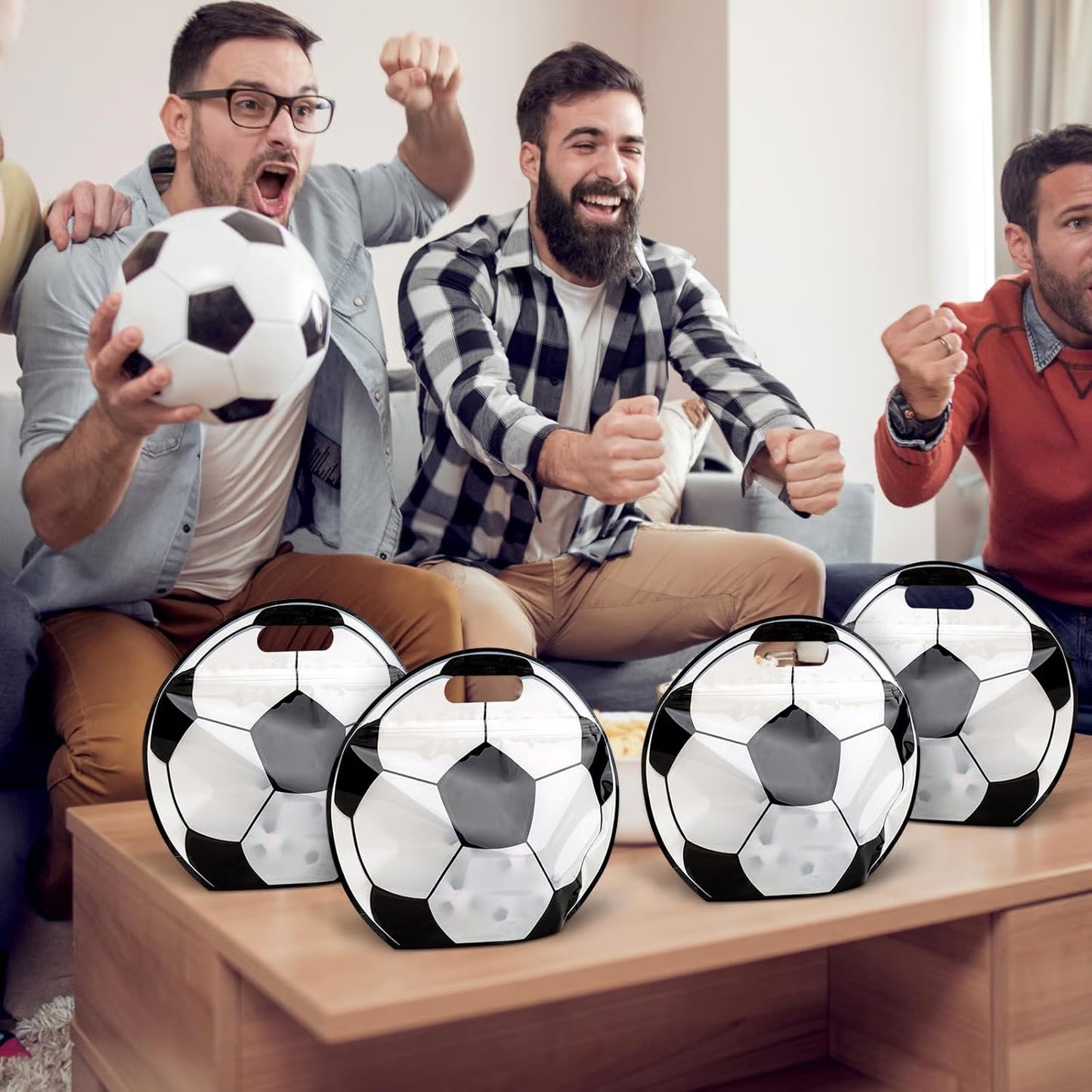 🎒⚽ Voetbal-feestzakjes met handvatten – Voetbal-feestzakjes voor verjaardagen, teamfeestjes en WK-feesten 🎉