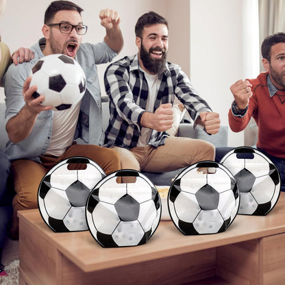 🎒⚽ Voetbal-feestzakjes met handvatten – Voetbal-feestzakjes voor verjaardagen, teamfeestjes en WK-feesten 🎉