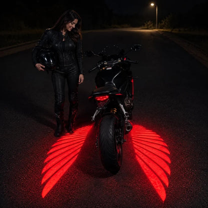 🏍️LED-projectorlampen voor motorfietsen in de vorm van engelenvleugels