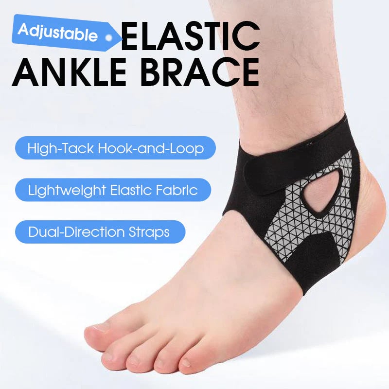 ⏳ Vandaag 40% KORTING ⏰ Verstelbare elastische enkelbrace 🦶 Comfortabele ondersteuning voor sport, wandelen en dagelijks gebruik
