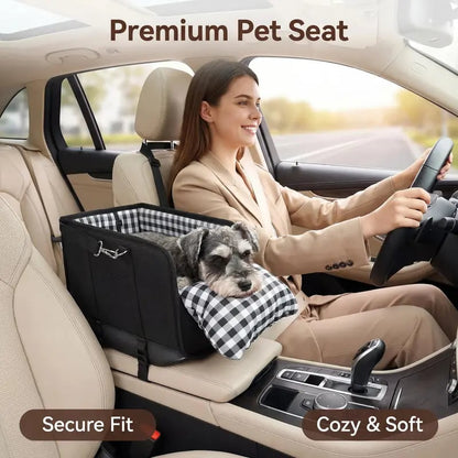 🔥2026 HOT SALE 50% KORTING – Onmisbare autostoel voor honden voor op de middenconsole – Boosterzitje voor kleine huisdieren dat angst verlicht🐶🚗