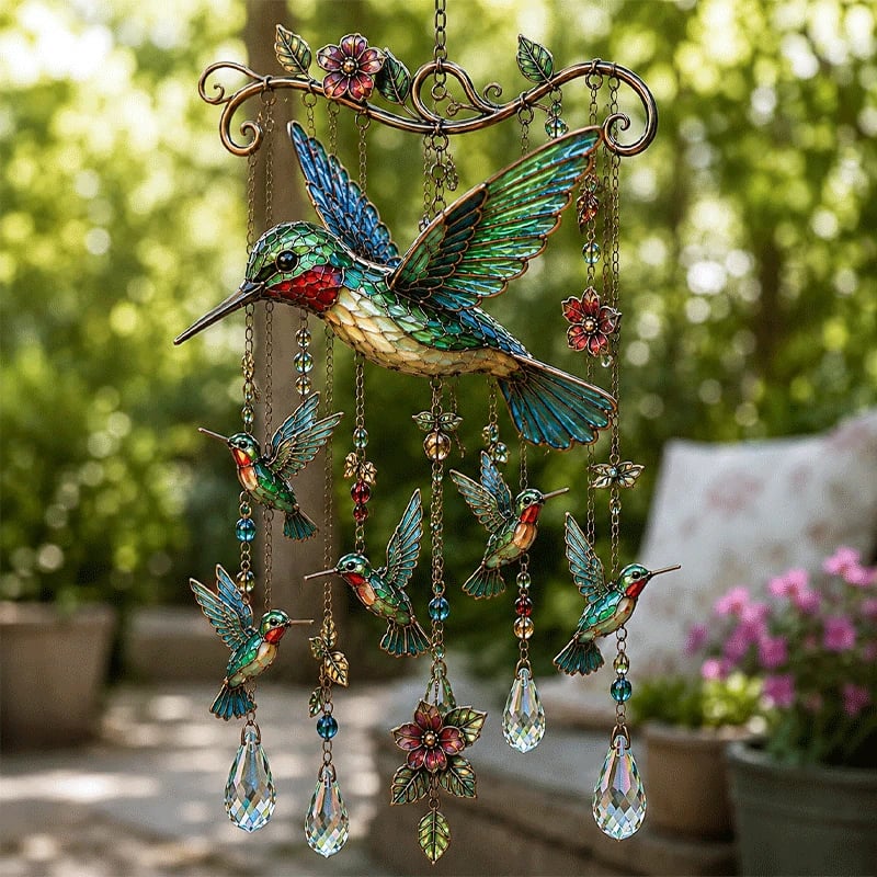 🐦🎐Sierlijke kolibrie-windgong