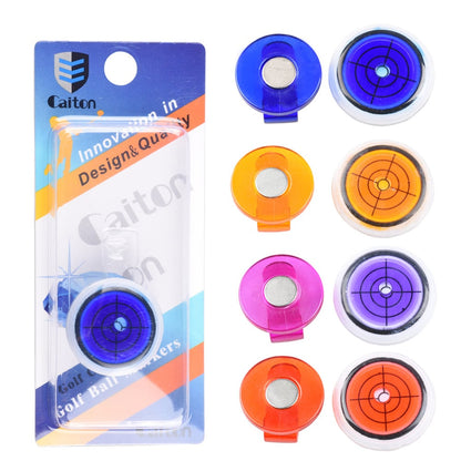 🔥(Golftrainer) Golfbalmarker Ronde dop Clip Mark met waterpasfunctie