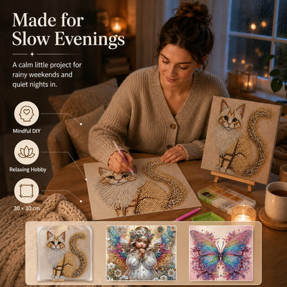 🔥2026 HOT SALE 50% KORTING – 👼✨Sparkling Crystal Diamond Art Kit For DIY Wall Decor