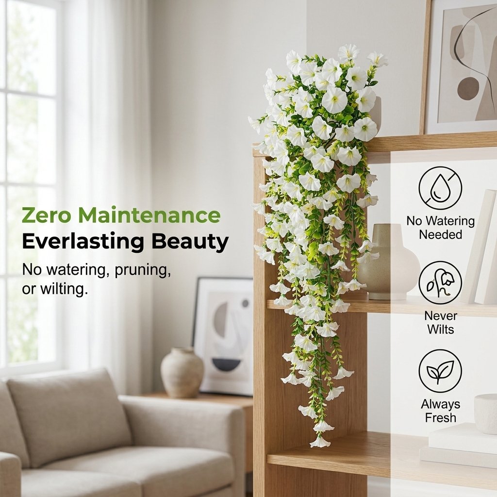 Decoratieve Kunstmatige Winde Hangmand – Vier Seizoenen Bloei 🌸🏡🌿