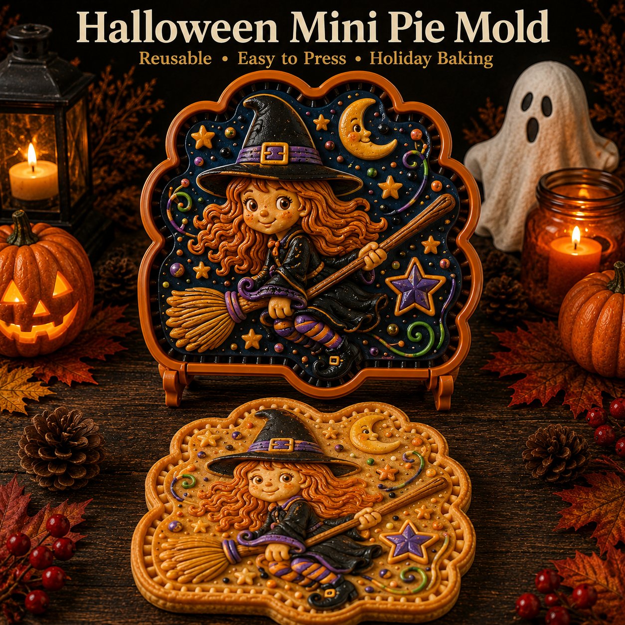 🎃 Collectie mini-taartvormpjes voor Halloween 🚚 Koop er 3 of meer en ontvang gratis verzending
