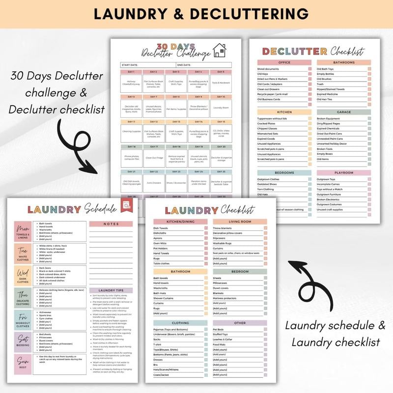 🔥🔥 ADHD-toolbox voor schoonmaken en opruimen — Huishoudplanner