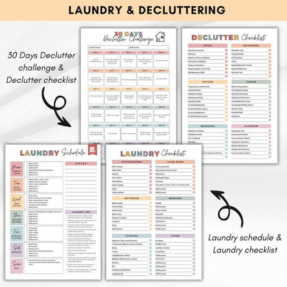 🔥🔥 ADHD-toolbox voor schoonmaken en opruimen — Huishoudplanner