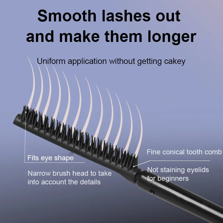 [Waterproof en veegvast]Verlengende en krullende langhoudende mascara