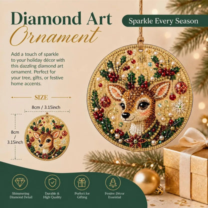 🎄💎 DIY Kerst Diamond Painting – Maak 6 Sprankelende Kersthangers!