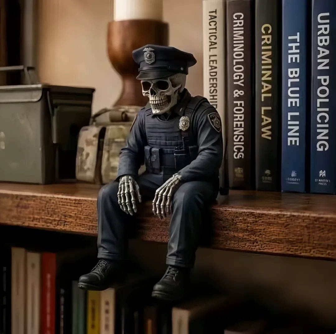 ⚾ Skeletfiguurtje voor op de plank in honkbalstijl – Hij bleef iets te lang in het spel 💀