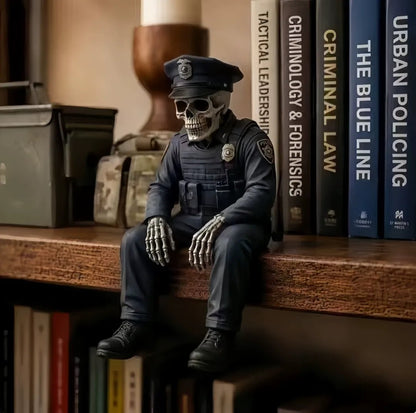 ⚾ Skeletfiguurtje voor op de plank in honkbalstijl – Hij bleef iets te lang in het spel 💀