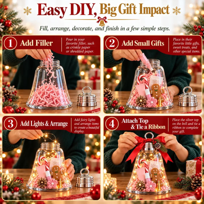 🔔🎁 DIY Kerstbel Cadeaudoos – Maak je Eigen Unieke Verrassing!