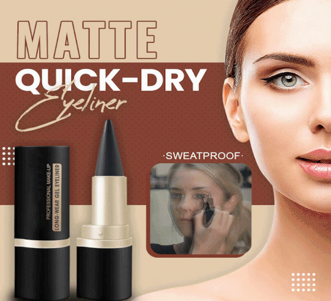 💥Hot Sale 💥 - Matte Sneldrogende Eyeliner✨Koop er 1 Gratis