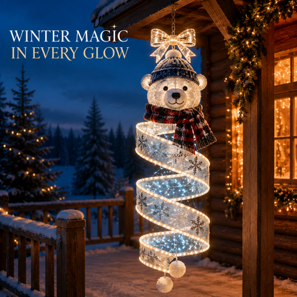 🎄Kerstmagie collectie LED-lichtslingers in spiraalvorm