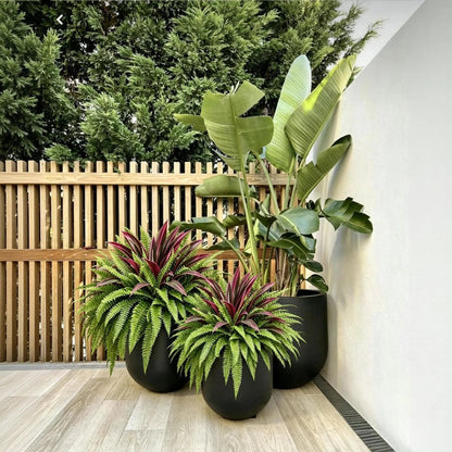 💥Zomeraanbieding🔥UV-bestendige kunstvaren en rode dracaena als decoratieve planten – vol, weelderig en kleurvast!