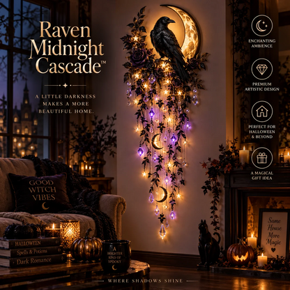 ✨Betoverende Halloween-lichtcascade – Gotische verlichte wanddecoratie🌙