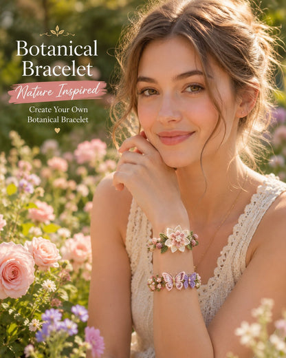 Handgemaakte Bloemen Armband DIY Set – Creatief & Ontspannend 🌸🦋✨