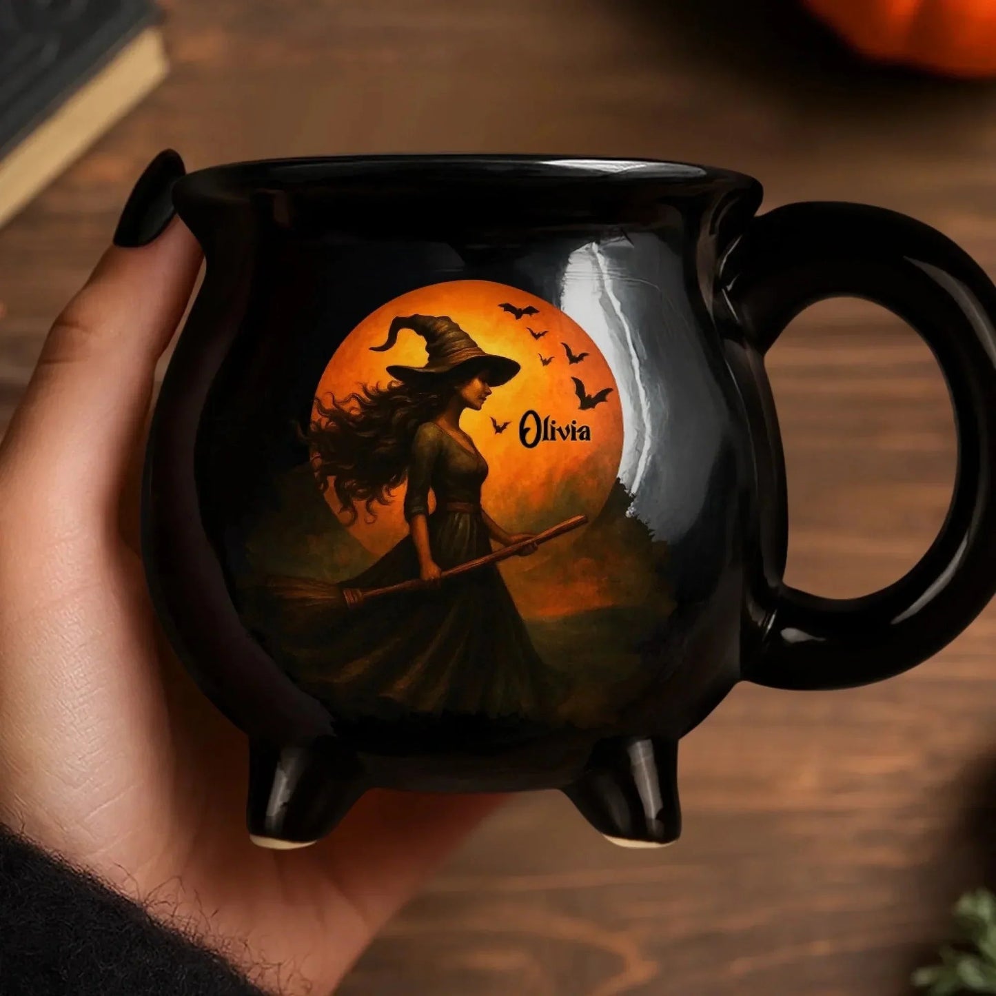 🔥Halloween-vroegboekkorting🎃Op maat gemaakte heksenketel-mok — Het ultieme Halloween-brouwsel! 🔮💀☕️