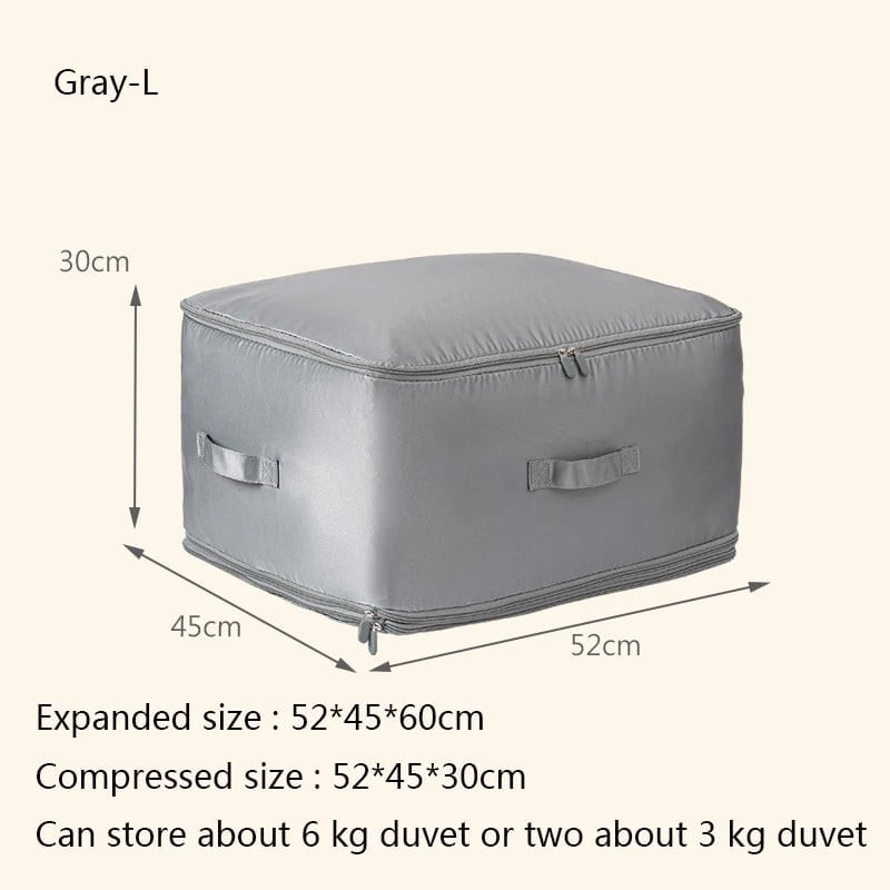 Compressiedekbed opbergtas met grote capaciteit