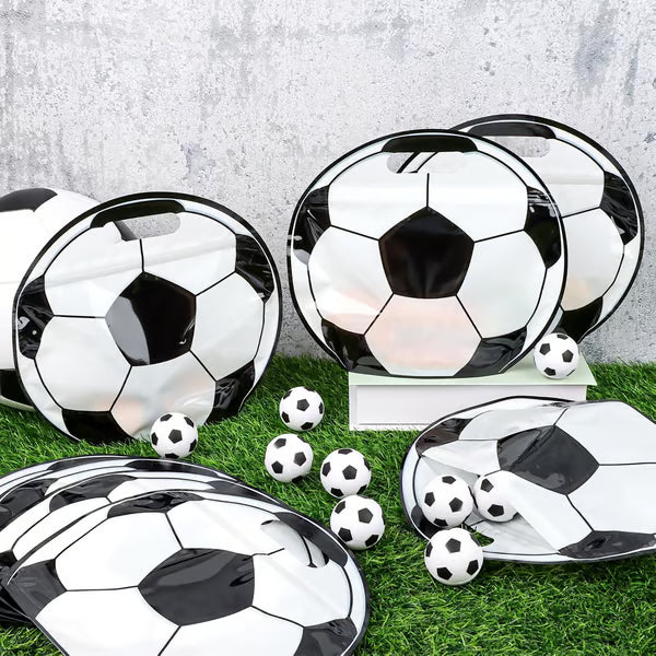 🎒⚽ Voetbal-feestzakjes met handvatten – Voetbal-feestzakjes voor verjaardagen, teamfeestjes en WK-feesten 🎉