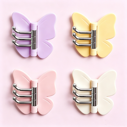 Functioneel & Schattig – Vlinder Wandhaak met 180° Rotatie 🦋✨🏡