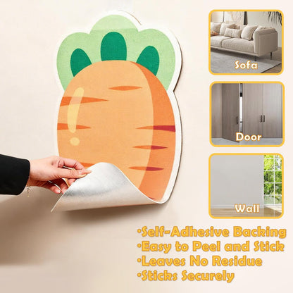 🐱 Schattige Krabmat - 🛋️Schattige zelfklevende viltmatten voor wandbescherming, geschikt voor huiskatten en ter bescherming van meubels, deuren en ramen