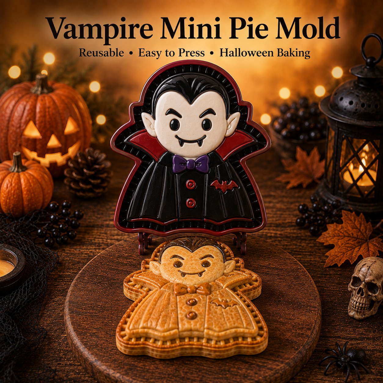 🎃 Collectie mini-taartvormpjes voor Halloween 🚚 Koop er 3 of meer en ontvang gratis verzending