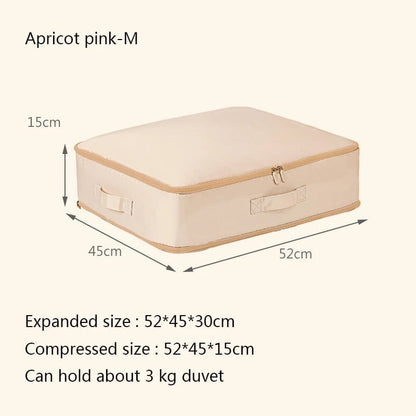 Compressiedekbed opbergtas met grote capaciteit