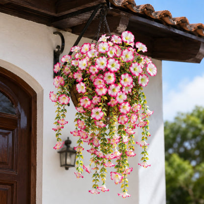 Decoratieve Kunstmatige Winde Hangmand – Vier Seizoenen Bloei 🌸🏡🌿