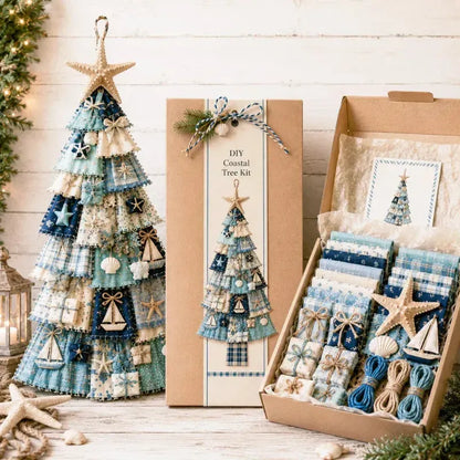 🎄 DIY patchwork kerstboom deurhanger | Landelijke kerstdecoratie