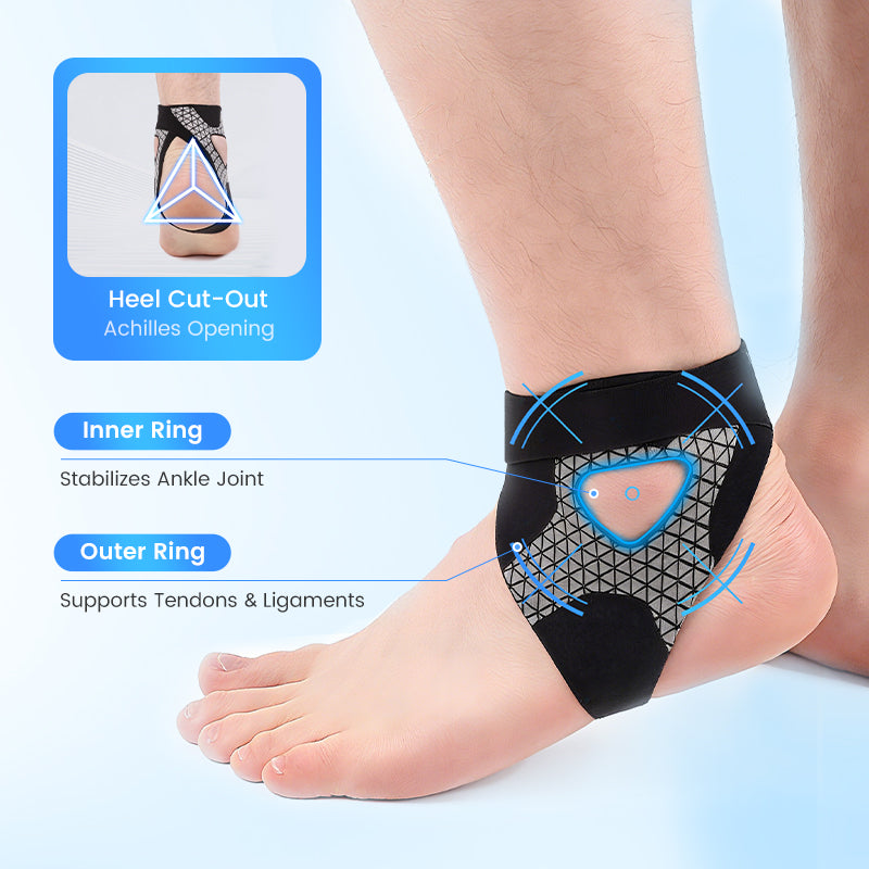 🏃Verstelbare elastische enkelbrace - Ondersteuning en bescherming voor uw actieve levensstijl